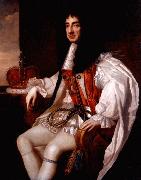 Sir Peter Lely Portrait of King Charles II Spain oil painting artist